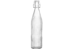 Juoma- Ja Baaritarvikkeet|Ruoansäilytys Ja Järjestys^Marjukka lasipullo patenttikorkilla pystyraidat 1100 ml