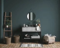 Kellot Ja Peilit^Mirrors and More peili Cornelia Ø55 cm musta