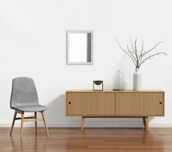 Kellot Ja Peilit^Mirrors and More peili Lola 34 x 45 cm valkoinen