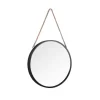 Kellot Ja Peilit^Mirrors and More peili Taira Ø40 cm musta narulla