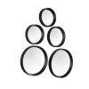 Kellot Ja Peilit^Mirrors and More peilisetti Vivien 5-pack musta