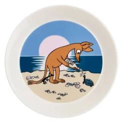 Astiat^Moomin Arabia lautanen Ø 19 cm Nipsu rannalla