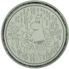 Astiat^Moomin Arabia lautanen Ø 155 mm havunvihreä