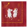 Kertakäyttö^Moomin Arabia servetti 33 cm Juhlan Aika