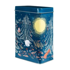 Ruoansäilytys Ja Järjestys^Moomin kahvipurkki Ikimetsä sininen