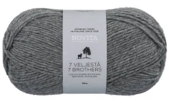 Kankaat Ja Käsityötarvikkeet^Novita 7 Veljestä lanka 100 g 048 kallio