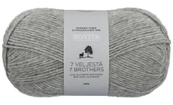 Kankaat Ja Käsityötarvikkeet^Novita 7 Veljestä lanka 100 g 043 kivi