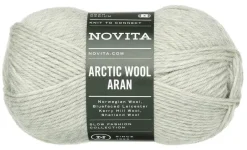 Kankaat Ja Käsityötarvikkeet^Novita lanka Arctic Wool Aran 100g 443 tuulenvire