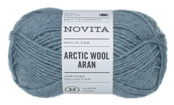 Kankaat Ja Käsityötarvikkeet^Novita lanka Arctic Wool Aran 100g 124 ikijää