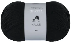 Kankaat Ja Käsityötarvikkeet^Novita Nalle lanka 100 g 099 noki