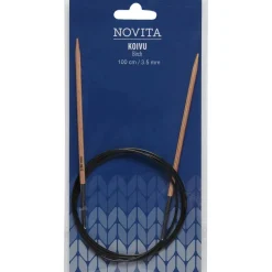 Kankaat Ja Käsityötarvikkeet^Novita Pyöröpuikot 100 cm koivu 3.5