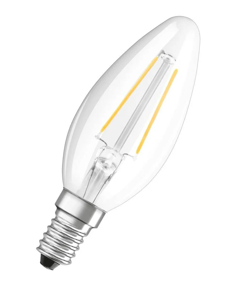 Lamput Ja Valaisintarvikkeet^Osram LED kynttilälamppu 2,5W/840 230V FIL E14 FS1