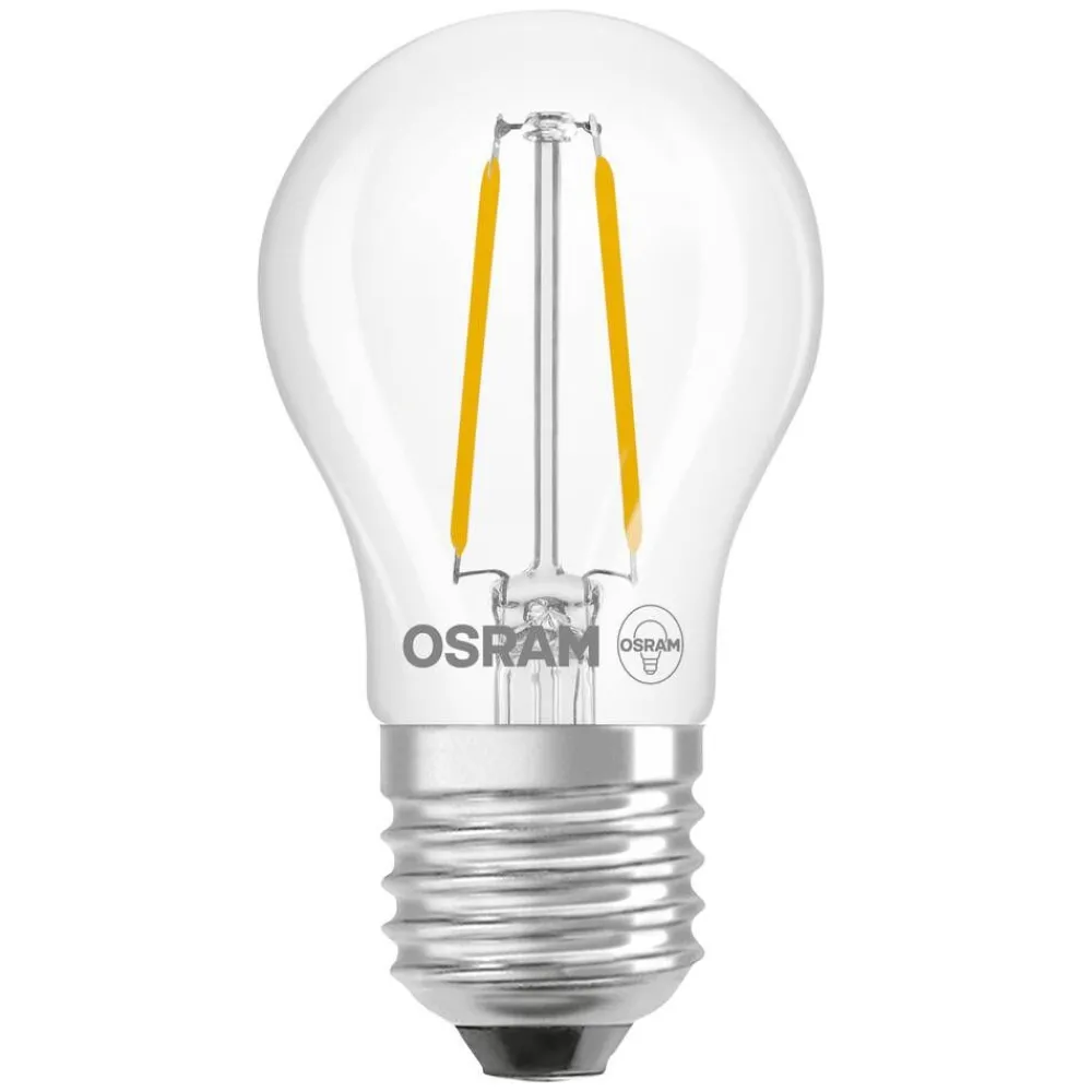 Lamput Ja Valaisintarvikkeet^Osram LED Star Classic P 25 Filament 1.8W 827 Clear E27