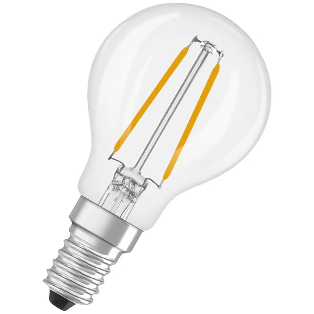 Lamput Ja Valaisintarvikkeet^Osram LED Star Classic P 25 Filament 1.8W 827 Clear E14
