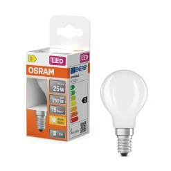 Lamput Ja Valaisintarvikkeet^Osram LED Star Classic P 25 Filament 1.8W 827 Frosted E14