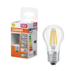 Lamput Ja Valaisintarvikkeet^Osram LED Star Classic P 40 Filament 3.4W 840 Clear E27