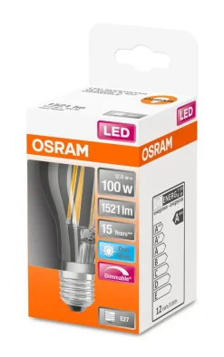 Lamput Ja Valaisintarvikkeet^Osram LED vakiolamppu 1521lm 4000K E27 DIM