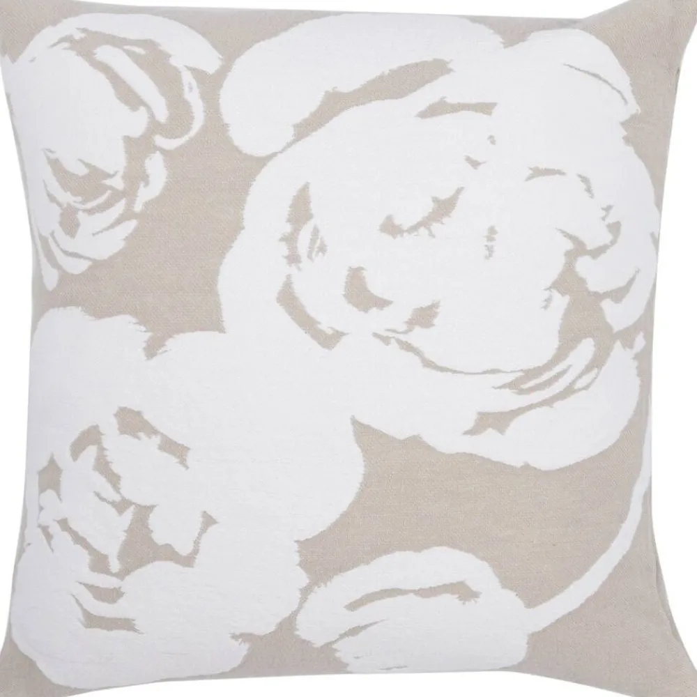 Sisustustekstiilit^Pentik jacquard tyynynpäällinen Lilia 45x45 cm valkoinen