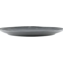 Tarjoilu^Pentik Kivi tarjoilulautanen tummanharmaa 32 cm