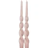 Kynttilät Ja Huonetuoksut^Pentik kruunukynttilä Kierre hile v.punainen 28 cm 2 kpl