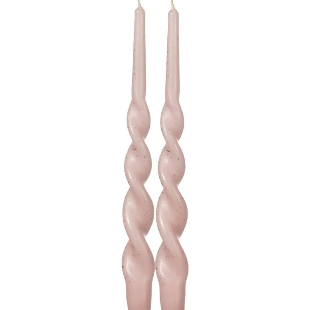 Kynttilät Ja Huonetuoksut^Pentik kruunukynttilä Kierre hile v.punainen 28 cm 2 kpl