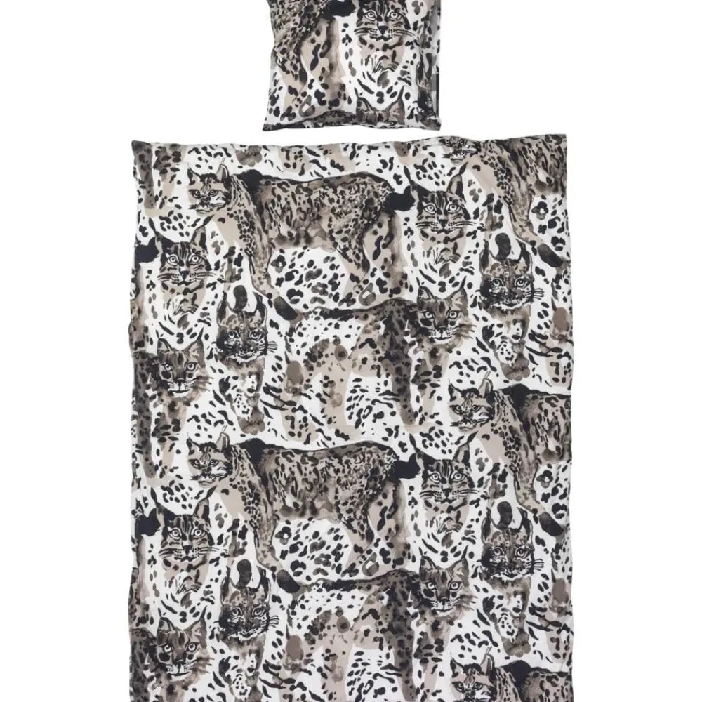 Vuodetekstiilit^Pentik pussilakanasetti Villakissa 150x210 cm + 50x60 cm v.r