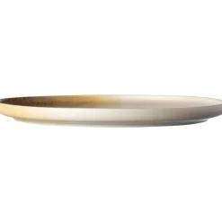 Astiat^Pentik Tuntu lautanen 25 cm l.valkoinen/v.ruskea