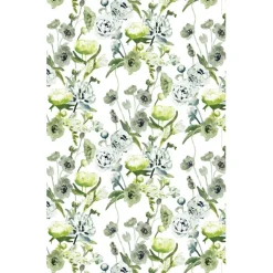 Kankaat Ja Käsityötarvikkeet|Keittiötekstiilit^Pentik vahakangas Freesia 150 cm vihreä
