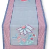 Keittiötekstiilit^Pip Studio kaitaliina Flower Festival 50x150 cm Blue