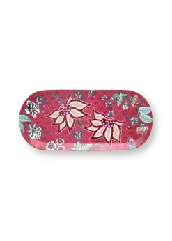 Tarjoilu^Pip Studio kakkutarjotin Rectangular Flower Festival 33,3x15