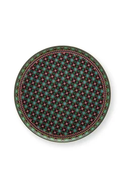 Tarjoilu^Pip Studio kakkutarjotin Clover 21 cm Green