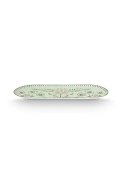 Tarjoilu^Pip Studio kakkutarjotin Lily&Lotus 33,3x15,5 cm Light Green