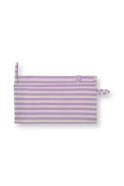 Keittiötekstiilit^Pip Studio keittiöpyyhe Stripes 65x65 cm Lilac 2 kpl