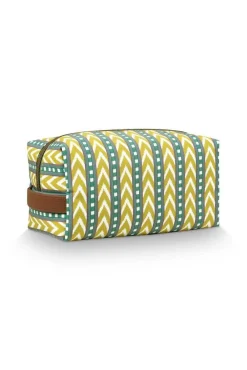 Kylpyhuonetarvikkeet|Meikkipussit Ja Toilettilaukut^Pip Studio kosmetiikkalaukku Coco Samba Stripe 21,5x10x10,5
