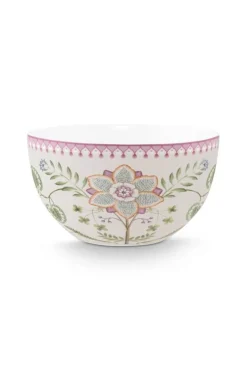 Astiat^Pip Studio kulho Lily&Lotus 18 cm Off White