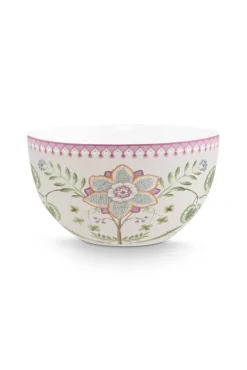 Astiat^Pip Studio kulho Lily&Lotus 18 cm Off White