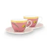 Astiat^Pip Studio kuppi & aluslautanen La Majorelle 280 ml 2 kpl Pi