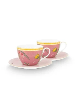 Astiat^Pip Studio kuppi & aluslautanen La Majorelle 280 ml 2 kpl Pi