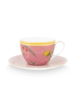 Astiat^Pip Studio kuppi & aluslautanen La Majorelle 280 ml 2 kpl Pi