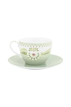 Astiat^Pip Studio kuppi & lautanen Lily & Lotus Tiles 280 ml