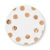 Astiat^Pip Studio lautanen Dot Delight  23 cm 2 kpl White-Gold
