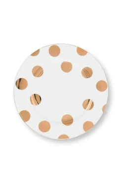 Astiat^Pip Studio lautanen Dot Delight 23 cm 2 kpl White-Gold
