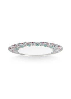 Astiat^Pip Studio lautanen Flower Festival Deco 21 cm Light Blue