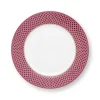Astiat^Pip Studio lautanen Flower Festival Scallop 26,5 cm Dark Pin