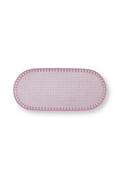 Tarjoilu^Pip Studio lautanen Lily&Lotus Tiles 25x12 cm Lilac