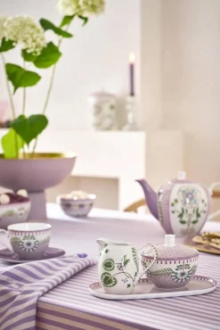 Tarjoilu^Pip Studio lautanen Lily&Lotus Tiles 25x12 cm Lilac