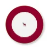 Astiat^Pip Studio lautanen Love Birds Dark 21 cm Red