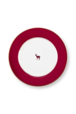 Astiat^Pip Studio lautanen Love Birds Dark 21 cm Red