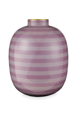 Maljakot Ja Ruukut^Pip Studio maljakko Metal Stripes 32 cm Lilac