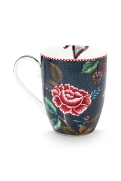 Astiat^Pip Studio muki Flower Blues 350 ml Blue